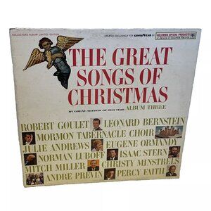 The Great Songs Of Christmas, Album Three (Vinyl, 1963) Columbia Special Product